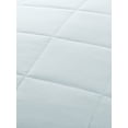 thumbnail image 3 of Lightweight Wrinkle Resistant Quilt Sets in Pale Blue Square for King Size Bedding by Comfort Canopy, 3 of 10