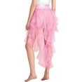 thumbnail image 2 of XIAONU Women's Asymmetrical Tulle Skirt Sequin Sparkle Satin Bow Tie Skirt Enchanting Party Prom Festival Skirt, 2 of 6