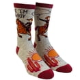 thumbnail image 2 of Men's Ride Em Cowboy Socks Funny Horseback Riding Desert Sun Novelty Western Footwear, 2 of 4