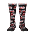 thumbnail image 2 of Picia Women Crew Soft Moisture-wicking Socks Fire and Rescue Truck Pattern Design Cotton Socks, One Size fit All, 2 of 9