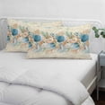 thumbnail image 4 of Beach Coastal Beige Pillow Protectors with Zipper Standard Size, Nautical Shell Starfish Coral Summer Soft Brushed Microfiber Breathable Throw Pillow Covers, Pillowcase for Couch Sofa Bedroom 20"x26", 4 of 9