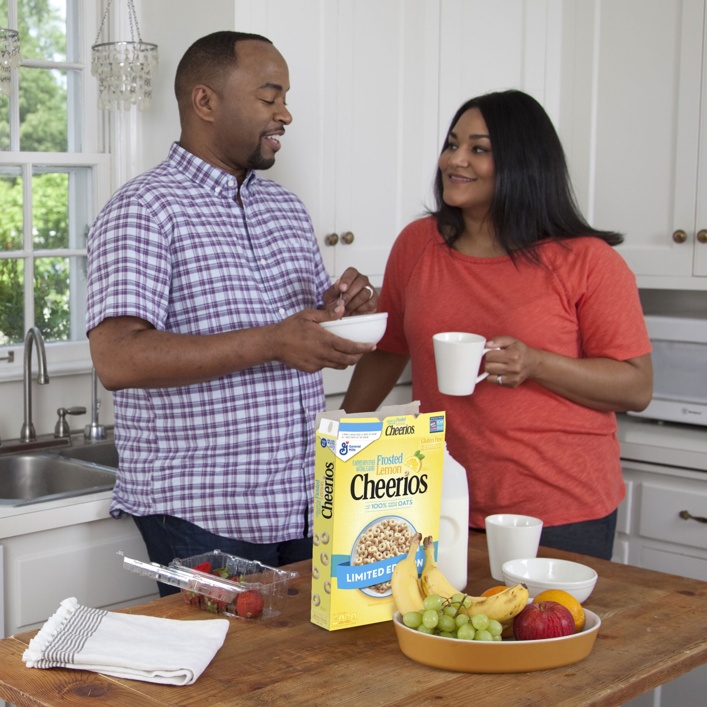 Frosted Lemon Cheerios Cereal, Gluten Free Cereal with Oats, Limited Edition, 10.9 oz