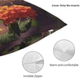 thumbnail image 3 of Pofeuu Butterfly Sitting on a Flower Print Double-sided plush pillowcase Square Throw Pillow Covers Pillows Cover for Living Room Bedroom Sofa Couch Cushion Cover（No pillow core）-12"x12", 3 of 7