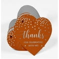 thumbnail image 3 of Inkdotpot Pack Of 50 Real Silver Foil Paper Tags Thanks For Celebrating With Me Birthday Favor Hang Tags, 3 of 6