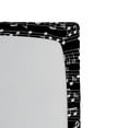 thumbnail image 3 of Ambesonne Black Fitted Sheet 2 Pcs Set, Musical Note Print, King, Black and White, 3 of 3