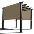 thumbnail image 6 of Waterproof Pergola Replacement Cover Panel Canopy Shade Cover with Rod Pockets Muddy Water, 6 of 6
