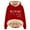 Red, variant on Yes I'M Cold 24/7 Always Cold Hoodie for Women Lined Thicken Warm Hooded Sweatshirt Letter Pullover Top