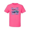 thumbnail image 2 of Ford Mustang GT The Boss Retro Neon Vintage | Mens Cars and Trucks Graphic T-Shirt, Neon Pink, Large, 2 of 4