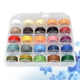 thumbnail image 2 of GOOHOCHY 1 caja 25 colores 0.55mm línea de cera de cuero redonda línea de costura artesanal herramientas de bricolaje línea de costura de cuero, 2 of 7