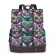 thumbnail image 1 of Disketp Happy Kitten Faces Mochila de Cuero para Mujer, Bolso de Espalda Antirrobo con Estilo para Viaje, Trabajo y Uso Diario, 1 of 4