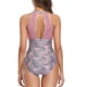 thumbnail image 4 of Traje de baño para mujer, traje de baño de una pieza para mujer, traje de baño para mujer, traje de baño estampado, diseño fácil de usar, 4 of 7