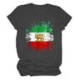 thumbnail image 4 of Tops de Cuello Alto para las Mujeres Amante Impreso Cuello Redondo Manga Corta Camiseta Casual, Blusa Diaria de Estiramiento Suave, 4 of 5