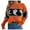 Orange, variant on Halloween Womens Clothing Halloween Knitted Pullover Sweaters Fall Winter Fashion Maple Leafs Pumpkin Clothes Fall Outfits for Women Khaki,S