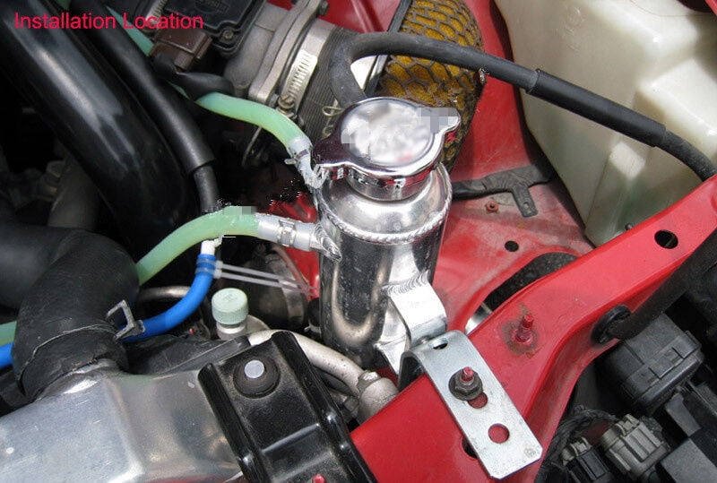 350ML Universal Aluminum Coolant Expansion Overflow Water Tank Bottle