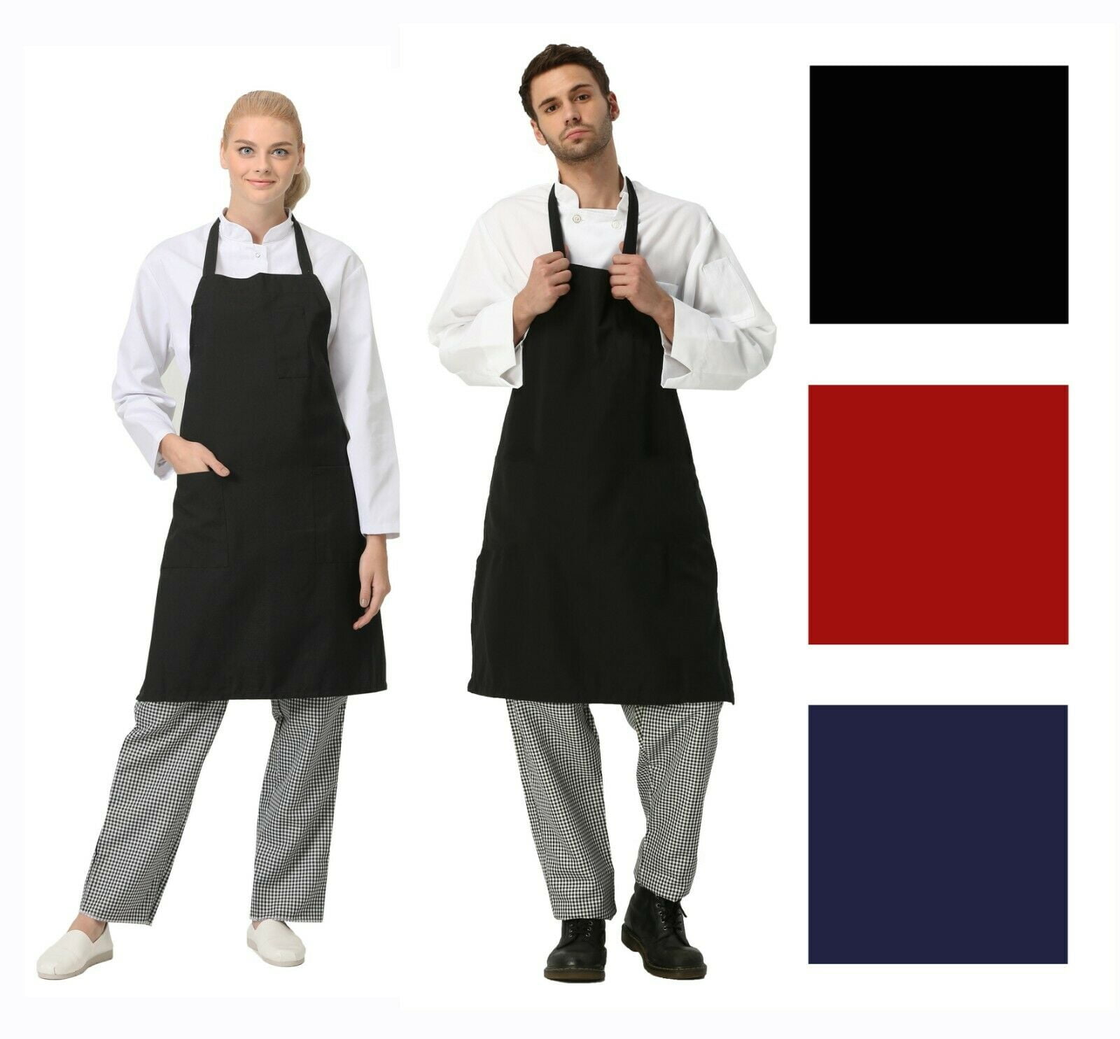 MILLTEX Restaurant Grilling Commercial Home Kitchen Chef Cooking Bib