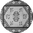 thumbnail image 1 of Ahgly Company Indoor Round Oriental Gray Asian Inspired Area Rugs, 8' Round, 1 of 1