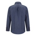 thumbnail image 6 of Men’s Long Sleeve Lapel Solid Color Denim Shirt Jacket Casual Spring Autumn Top, 6 of 7