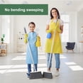 thumbnail image 6 of Eyliden Broom and Dustpan Set, Upright Stand Dustpan with Comb for Remove Dust, Extendable to 52”, Grey, 6 of 10