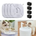4 Pack Replacement Filters for Pet Water Fountain Improve Water Quality