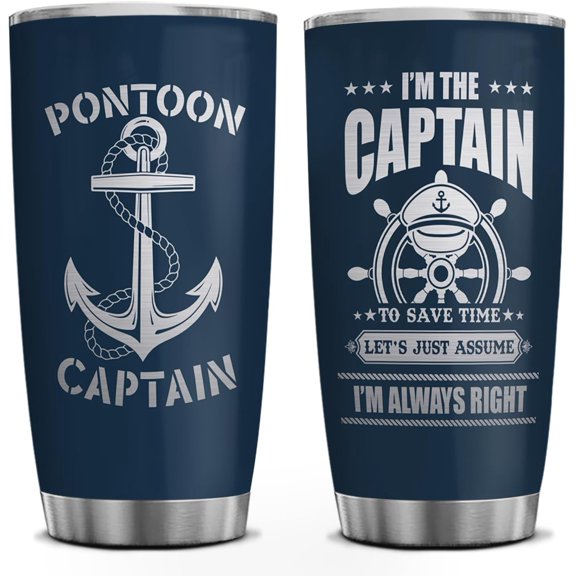 20 Oz Tumbler (Pontoon Captain)