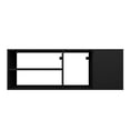 thumbnail image 4 of Minetta 46" Floating Entertainment Center with 4 Shelves in Black, 4 of 7