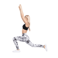 thumbnail image 4 of Women's Tie Dye Printed Activewear Leggings - Buttery Soft Tie Dye -White , M, 4 of 5