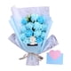 thumbnail image 3 of Ramo de regalo de flor de jabón rosa, ramo de jabón, ramo de flores grandes, rosas de jabón, arte para el día de la madre, decoración del hogar, Azul, 3 of 8