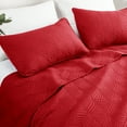 thumbnail image 4 of Whale Flotilla Queen Size Quilt Set, Soft Ultrasonic 90x96 Inch Bedding Set, Lightweight Bedspread Coverlet with Vintage Pattern, Reversible Bed Cover for All Seasons,Red, 4 of 11
