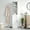 White, variant on BizChair Freestanding Linen Tower Storage Cabinet with Magnetic Close Door, In-Cabinet Adjustable Shelf, and 3 Upper Open Shelves in Gray