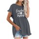 thumbnail image 1 of Camiseta de manga corta estampada casual para mujer OAVQHLG3B Store  lin121212, 1 of 4