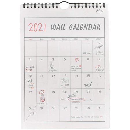HTCM 2021 Calendar Monthly Wall Calendar Desk Calendar for Organizing ...