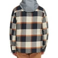 thumbnail image 2 of Men's Levi's® Plaid Fleece Hooded Shirt Jacket Color: Skater Plaid Size: S, 2 of 4