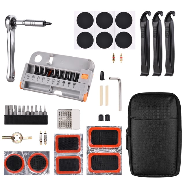 Bolsa de herramientas portátil para bicicletas Kit de herramientas de reparación de bicicletas Kit multifuncional
