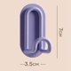 thumbnail image 2 of Adhesive Hooks Heavy Duty Stick On Wall Towel Hooks, Metal Adhesive Hooks Wall Mount Punch Free Decorative Towel Key Holder, 2 of 5