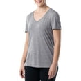 thumbnail image 2 of Athletic Works Women's Core Active Short Sleeve V-Neck T-Shirt, Sizes XS-3X, 2 of 7