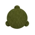 thumbnail image 4 of Pemberly Row 20.5" Round Fully Upholstered Ottoman Moss Green Boucle, 4 of 5