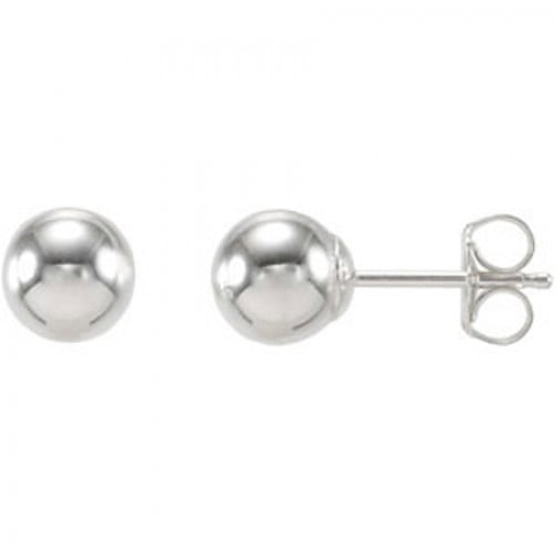 Gemaffair 925 Sterling Silver Smooth Polished Ball Stud Earrings Gemaffair 925 Sterling Silver Smooth Polished Ball Stud Earrings