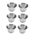 thumbnail image 6 of Luxshiny 6-Piece Stainless Steel Portable Sauce and Seasoning Dish Set, Condiment Holder for Outdoor Picnics and Travel, 6 of 8