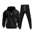 thumbnail image 3 of Men's Tracksuits 2 Piece Outfit Athletic Full Zip Tracksuit Jacquard Jogging Set Jackets And Pants Outfit Casual Running Jogging Sport Suit Sets, 3 of 9