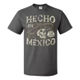 thumbnail image 1 of Playera Camiseta Hecho En Mexico Orgullo Calavera Unisex, 1 of 3