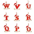 thumbnail image 6 of Xinwanna Decorative Christmas Tree Pendant Creative Ornamental Hanging Letter Pendant Decorations for Festival (Type J), 6 of 13