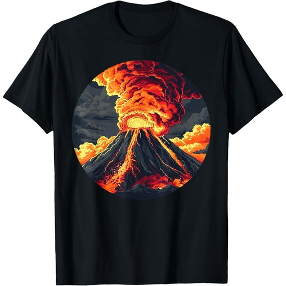 t-shirt Cool erupting volcano costume for boys and girls T-Shirt.