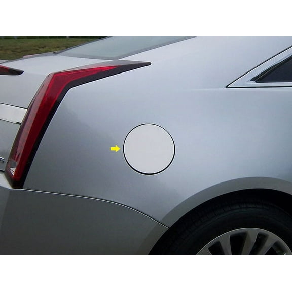 Stainless Gas Cap Door Trim 1Pc Fits 2011-2014 Cadillac CTS Coupe GC50254 QAA