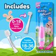 thumbnail image 5 of Brush-Baby BabySonic® Pink Electric Toothbrush for Infants & Toddlers 0-3 Years with LED Timer & Gentle Vibrations, 5 of 12