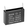 thumbnail image 5 of Uxcell 36.5x11x22mm 1uF 450V AC Single Insert CBB61 Ceiling Fan Run Capacitor, 5 of 5