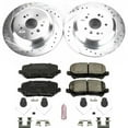 thumbnail image 3 of PowerStop Rear Z23 Evolution Sport Carbon-Fiber Ceramic Brake Pad and Drilled & Slotted Rotor Kit Fits: ACURA Select Models K6953, 3 of 10