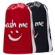 thumbnail image 1 of Bolsa de viaje para ropa sucia HOMEST Wash Me XL, paquete de 2 unidades, color negro y rojo, 1 of 6