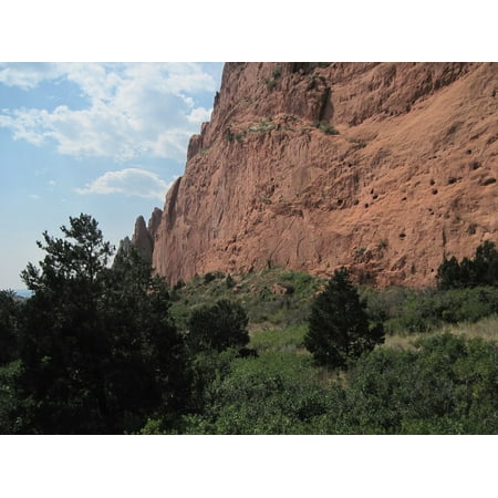 Paired Patio Homes Colorado Springs Laminated Poster Mountain Garden Garden Of The Gods Springs Colorado Poster Print 24 x 36 ()