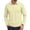 12#Beige, variant on Mens Solid Color Long Sleeve Polo Shirt Two Button Placket Turn Down Collar Daily Casual Basic Top