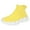 Yellow, variant on Akiihool Sock Shoes for Kids Kids Sneakers for Girls Boys Sneaker Slip On Kids Lightweight Breathable Socks Shoes Soft Walking Shoes(Black,36)